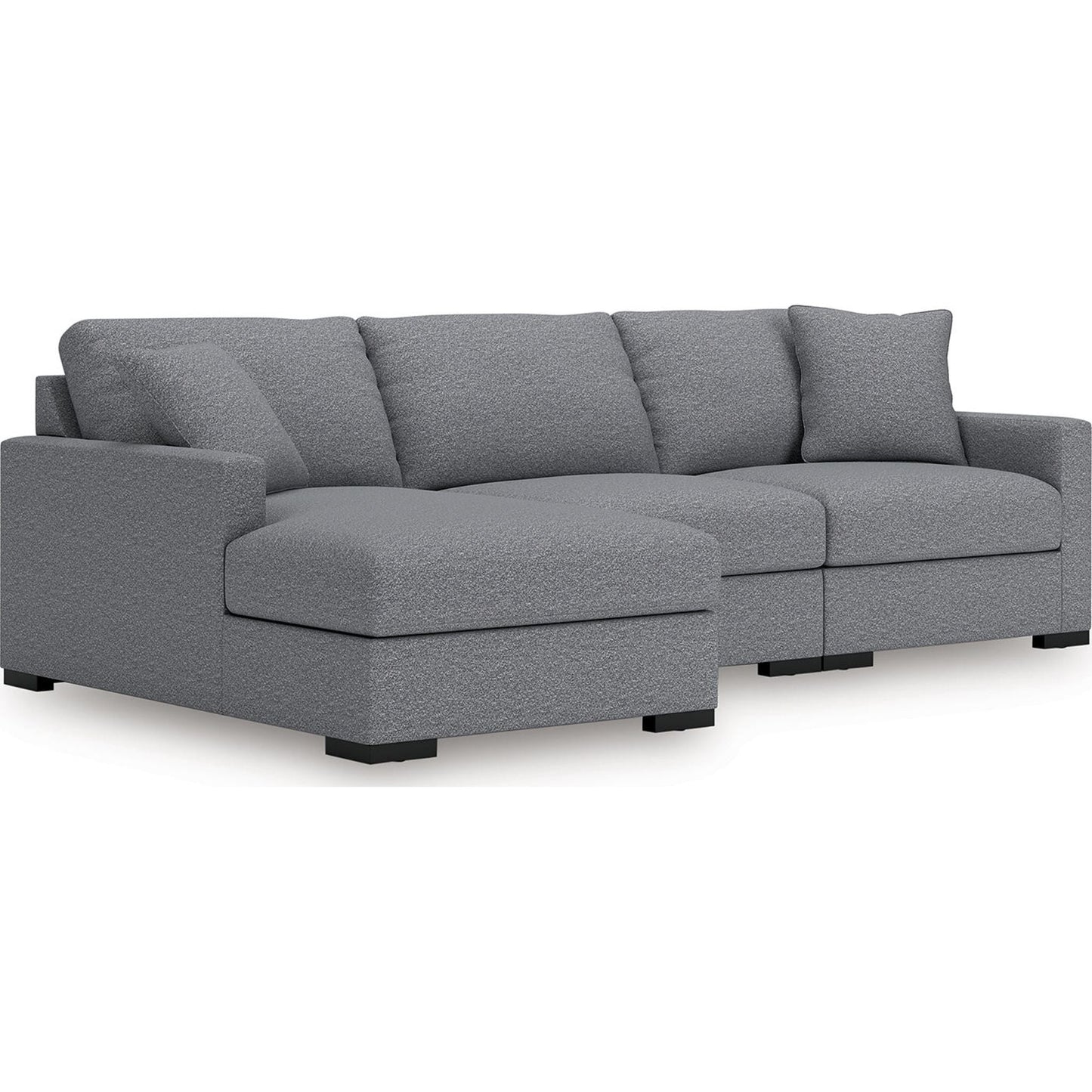 Canapé d'angle modulaire 3 pièces avec méridienne, exclusivité Omaha