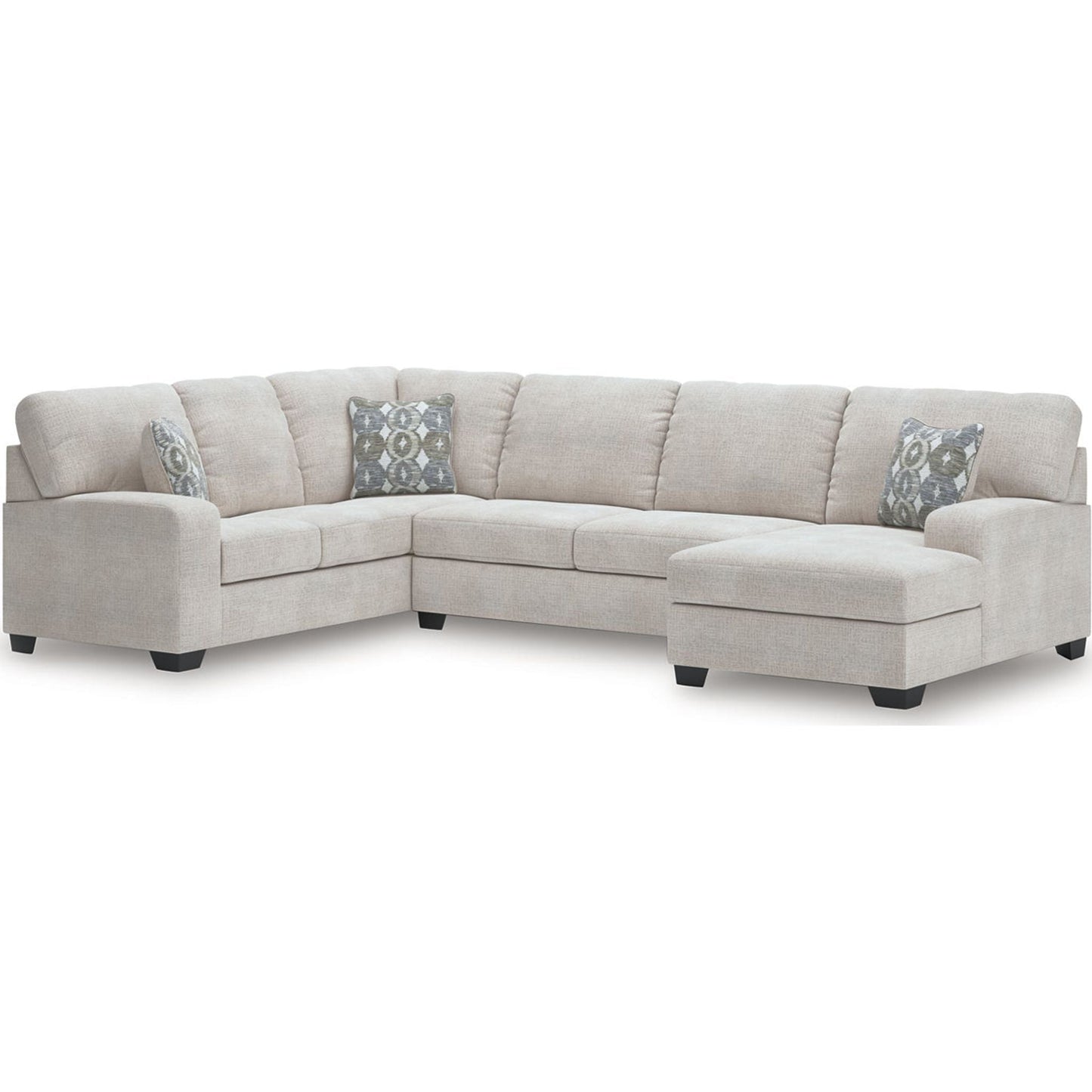 Canapé d'angle 3 pièces exclusif Rodington avec méridienne