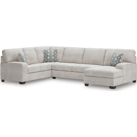 Canapé d'angle 3 pièces exclusif Rodington avec méridienne