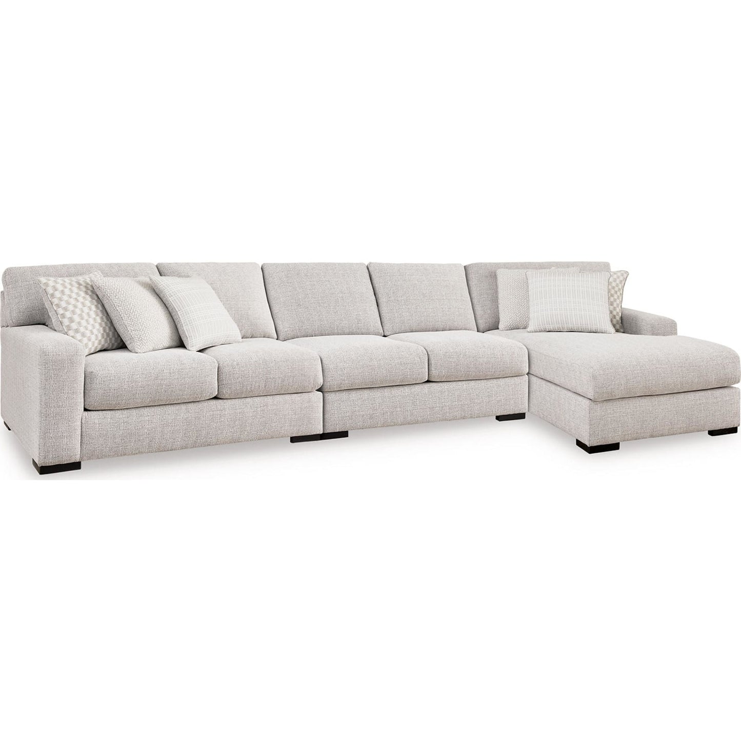 Canapé d'angle 3 pièces exclusif Larce avec méridienne