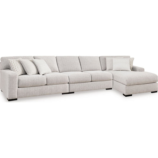 Canapé d'angle 3 pièces exclusif Larce avec méridienne