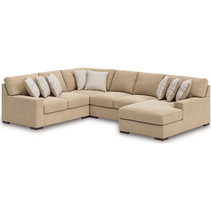 Canapé d'angle 4 pièces exclusif Larce avec méridienne