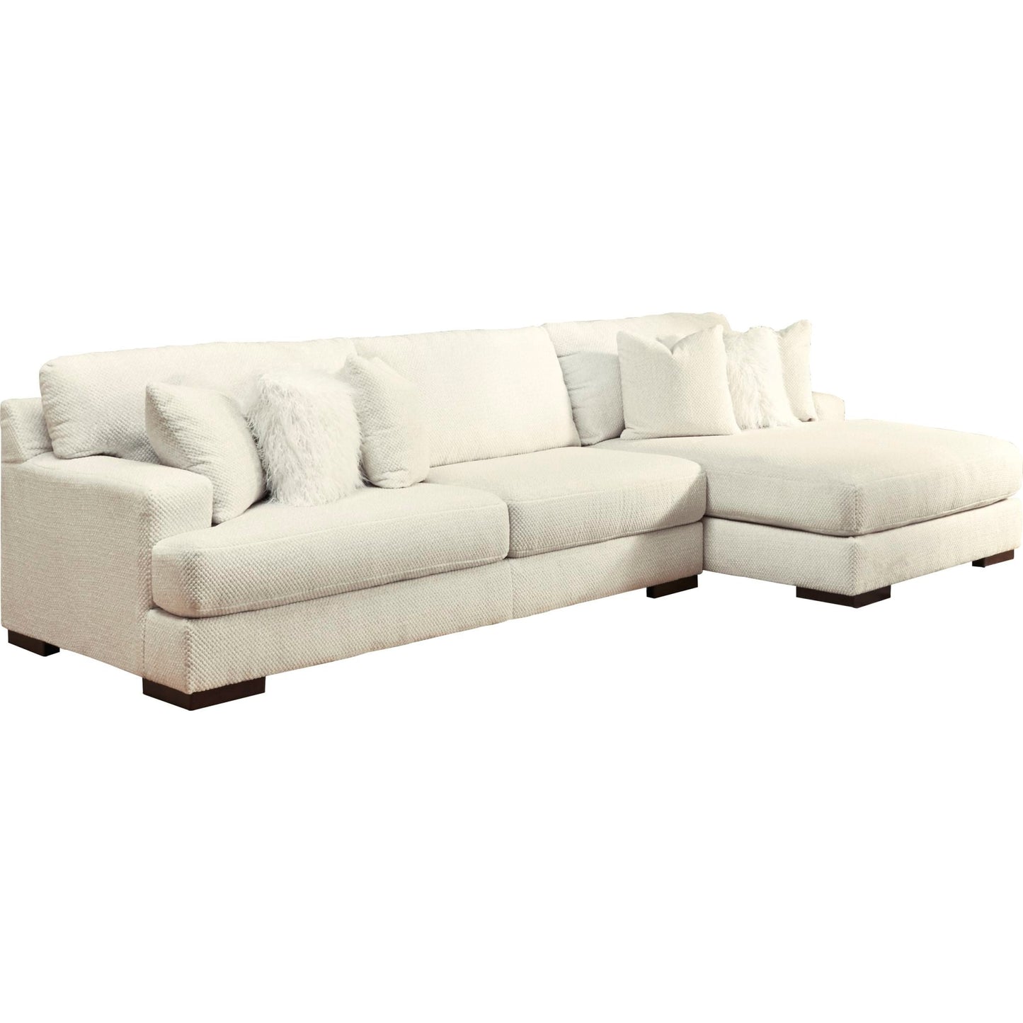 Canapé d'angle Zada ​​2 pièces avec méridienne