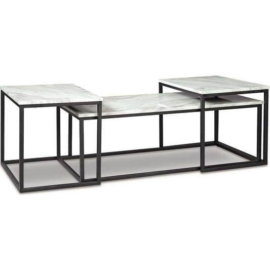Ensemble de tables d'appoint Donnesta (ensemble de 3)