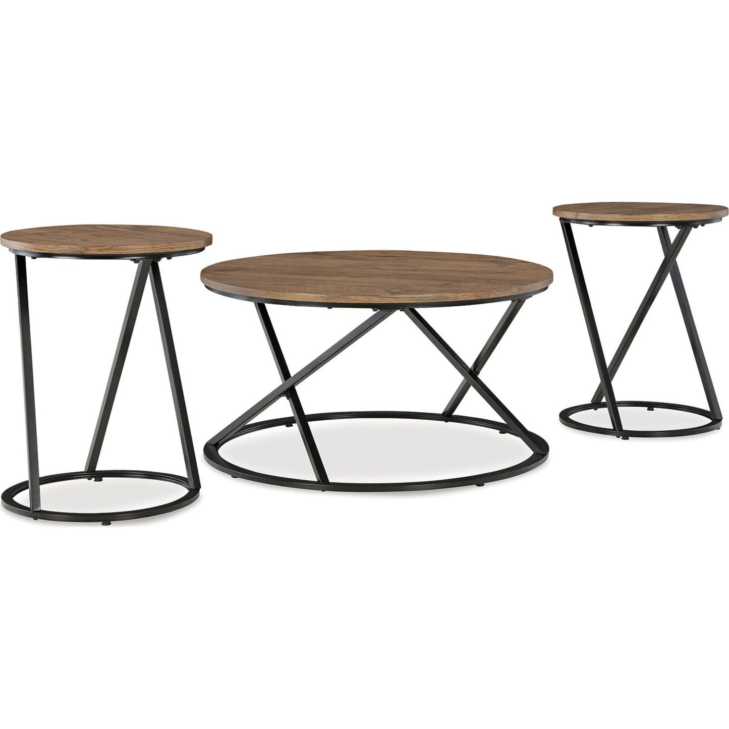 Cassbryn Lot de 3 Tables