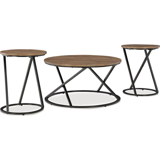Cassbryn Lot de 3 Tables