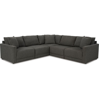 Canapé d'angle modulaire 5 pièces exclusif Evey