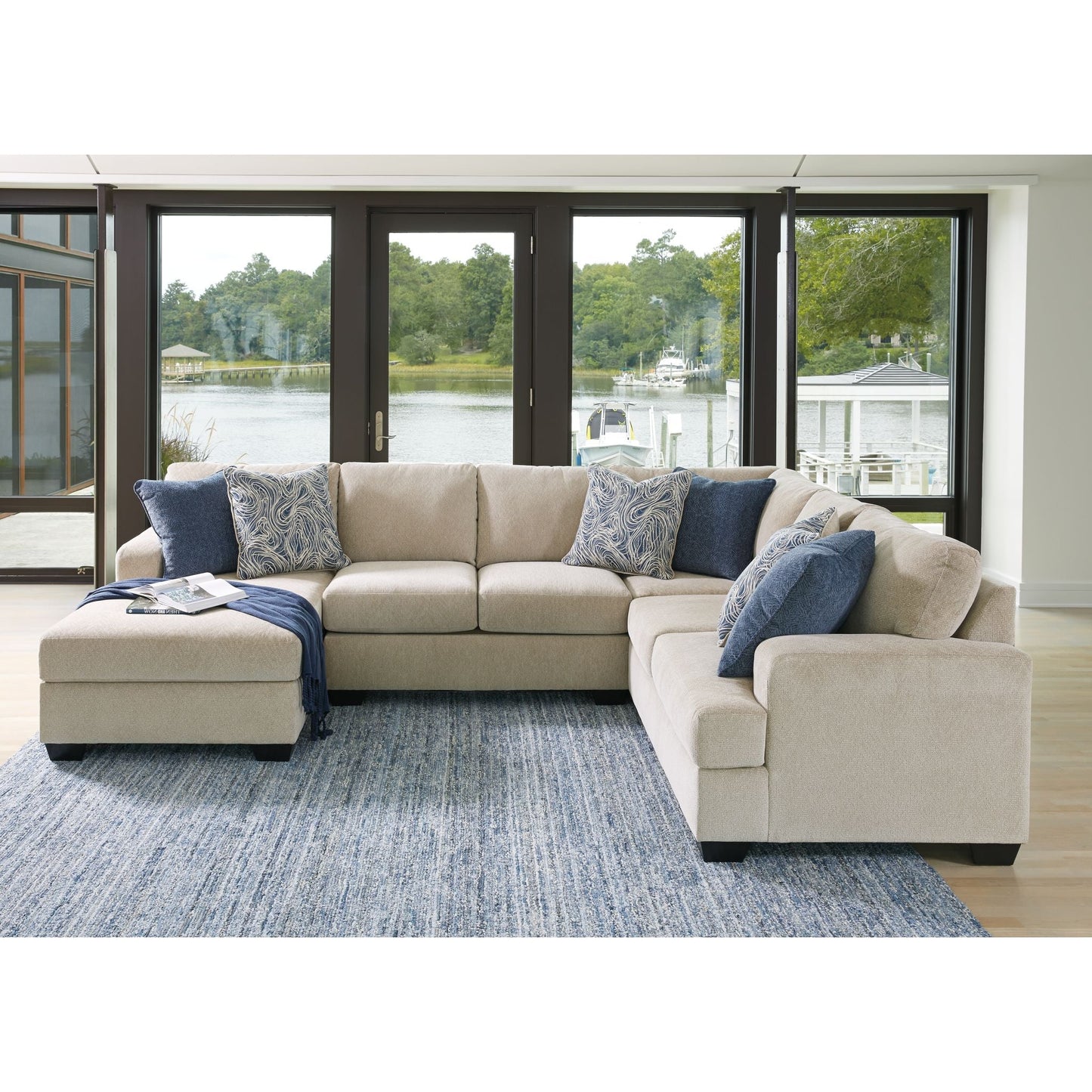 Canapé d'angle 4 pièces exclusif Enola