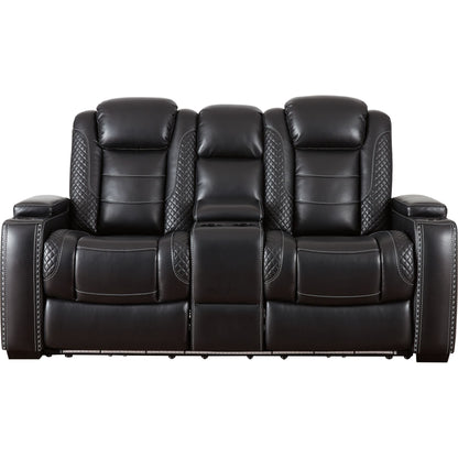 Canapé inclinable électrique Party Time avec console et appui-tête réglable