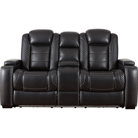 Canapé inclinable électrique Party Time avec console et appui-tête réglable