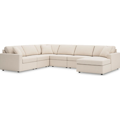 Canapé d'angle modulaire Modmax 6 pièces avec méridienne