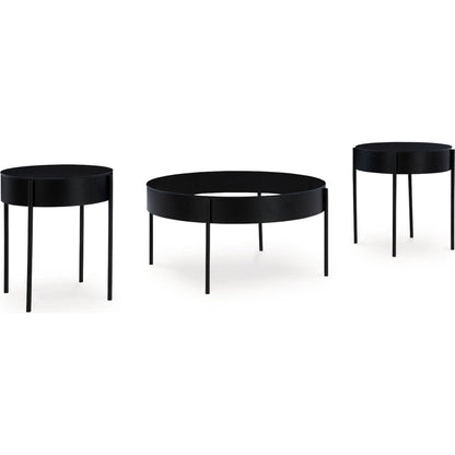 Ensemble de 3 tables d'appoint Ardoline