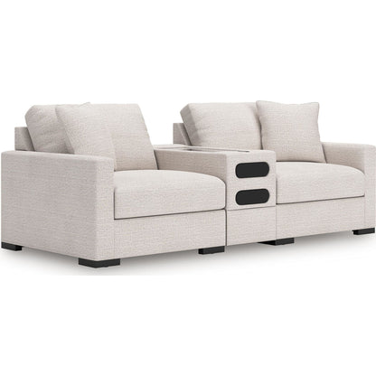 Canapé d'angle modulaire 3 pièces exclusif à Omaha avec système audio