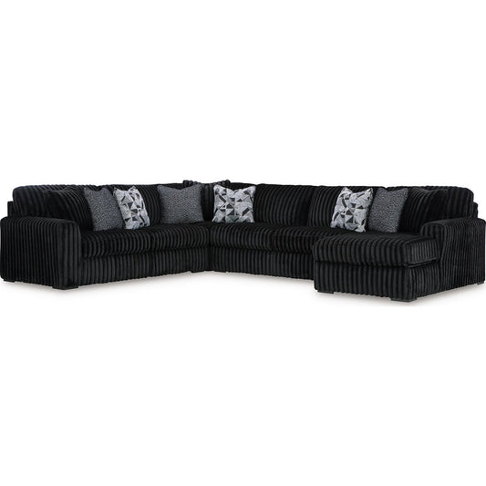 Canapé d'angle 4 pièces Midnight-Madness avec méridienne
