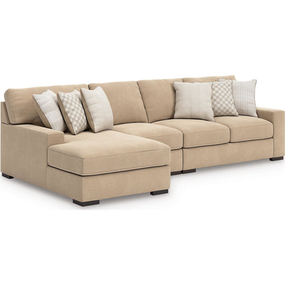 Canapé d'angle 3 pièces exclusif Larce avec méridienne