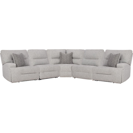 Canapé d'angle inclinable électrique 5 pièces Acklen Place