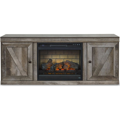 Meuble TV Wynnlow avec cheminée