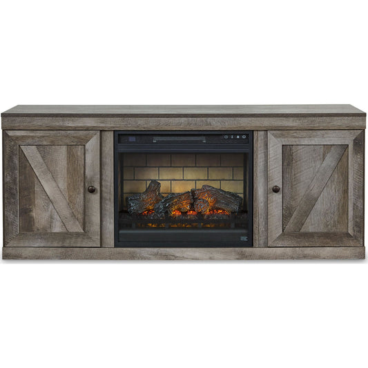 Meuble TV Wynnlow avec cheminée