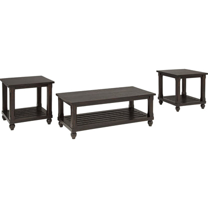 Ensemble de tables d'appoint Mallacar (ensemble de 3)
