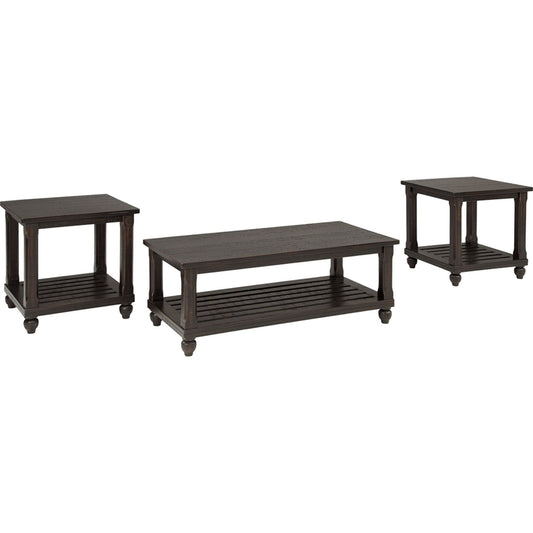 Ensemble de tables d'appoint Mallacar (ensemble de 3)