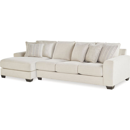 Canapé d'angle 2 pièces exclusif Lerenza avec méridienne