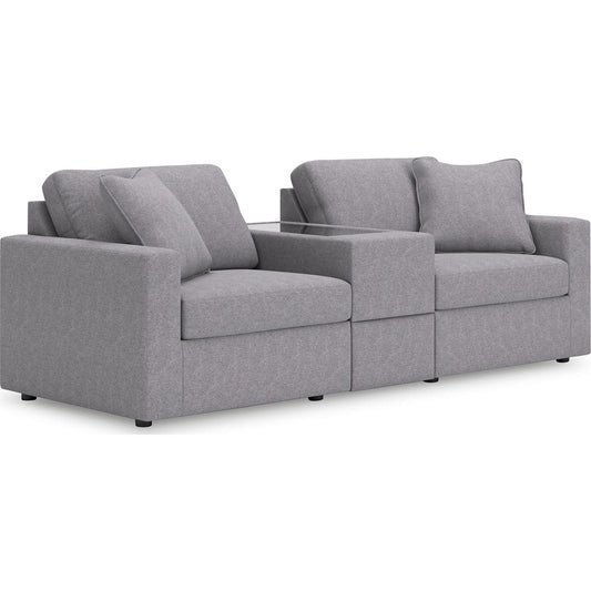 Canapé d'angle modulaire Modmax 3 pièces avec console