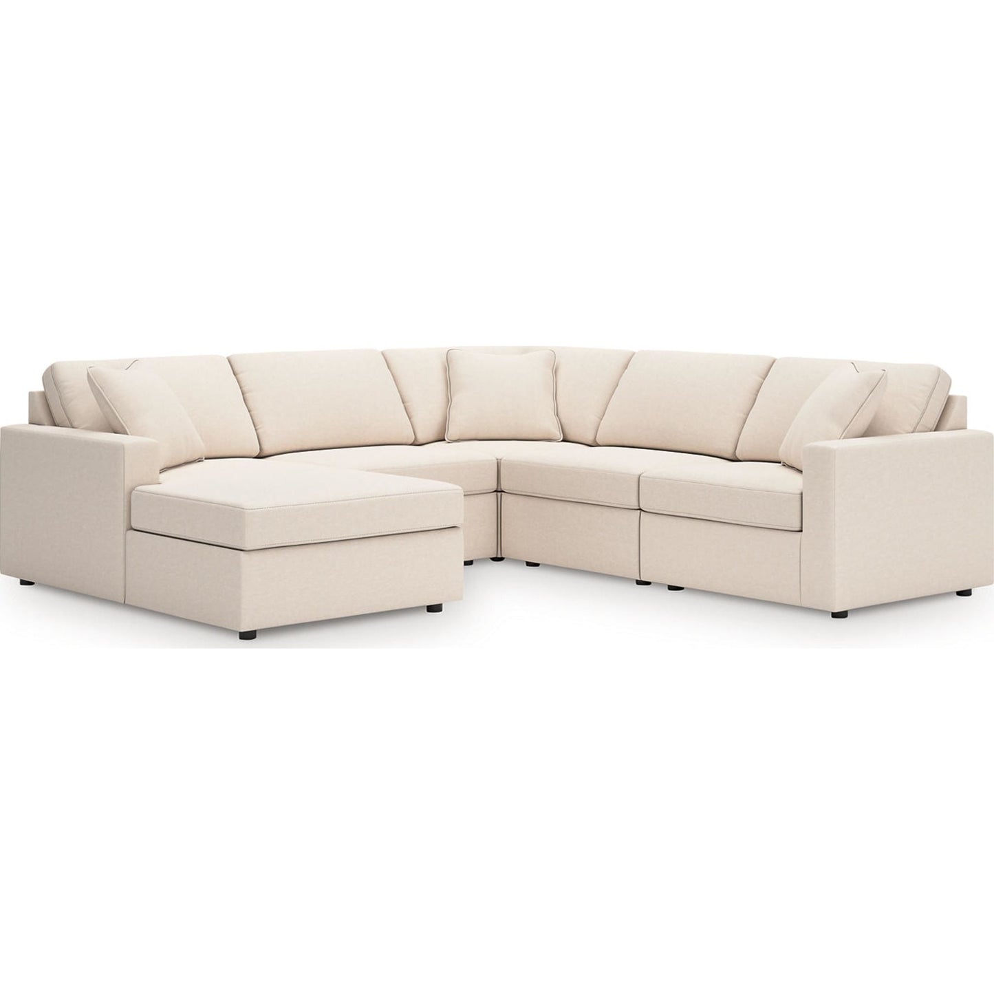 Canapé d'angle modulaire Modmax 5 pièces avec méridienne