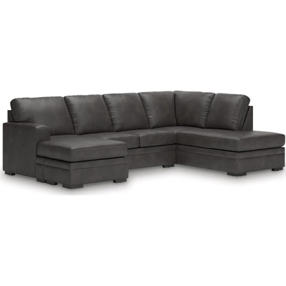 Canapé d'angle Dara Park 2 pièces avec méridienne