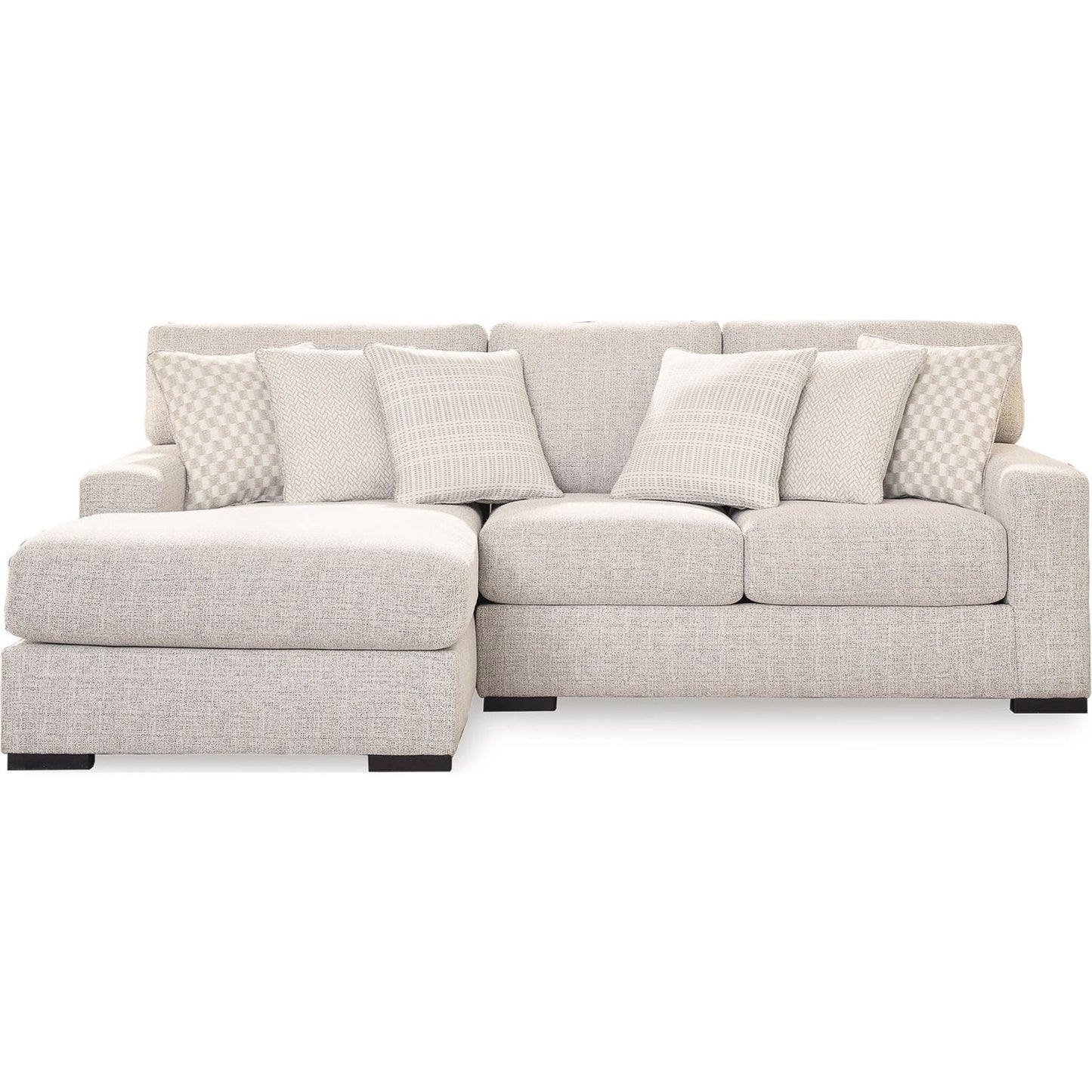 Canapé d'angle 2 pièces exclusif Larce avec méridienne