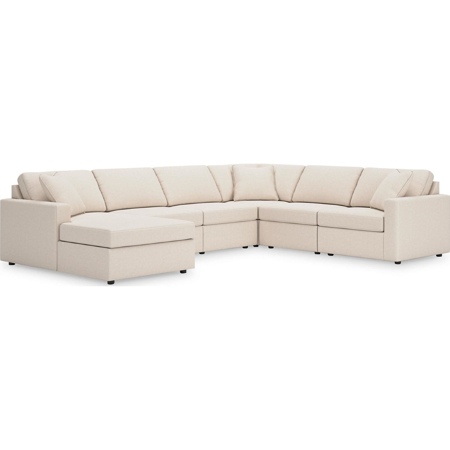 Canapé d'angle modulaire Modmax 6 pièces avec méridienne