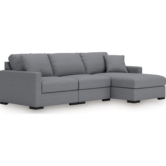 Canapé d'angle modulaire 3 pièces avec méridienne, exclusivité Omaha