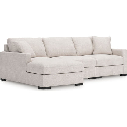 Canapé d'angle modulaire 3 pièces avec méridienne, exclusivité Omaha