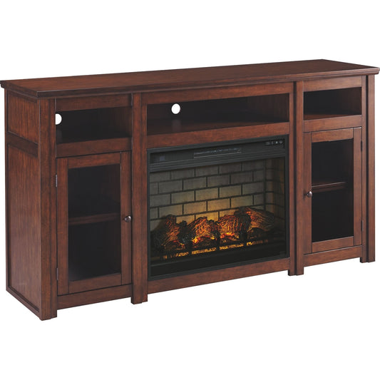 Meuble TV Harpan avec cheminée