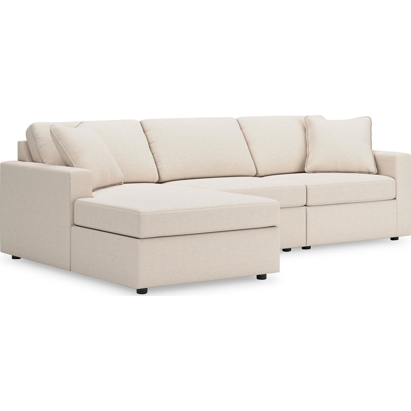 Canapé d'angle modulaire Modmax 3 pièces avec méridienne