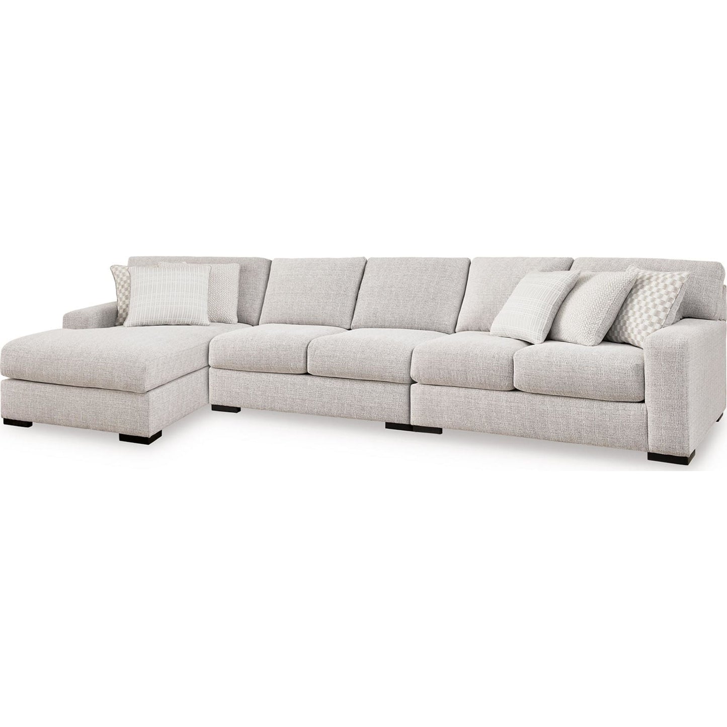 Canapé d'angle 3 pièces exclusif Larce avec méridienne