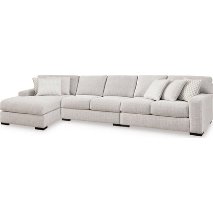 Canapé d'angle 3 pièces exclusif Larce avec méridienne