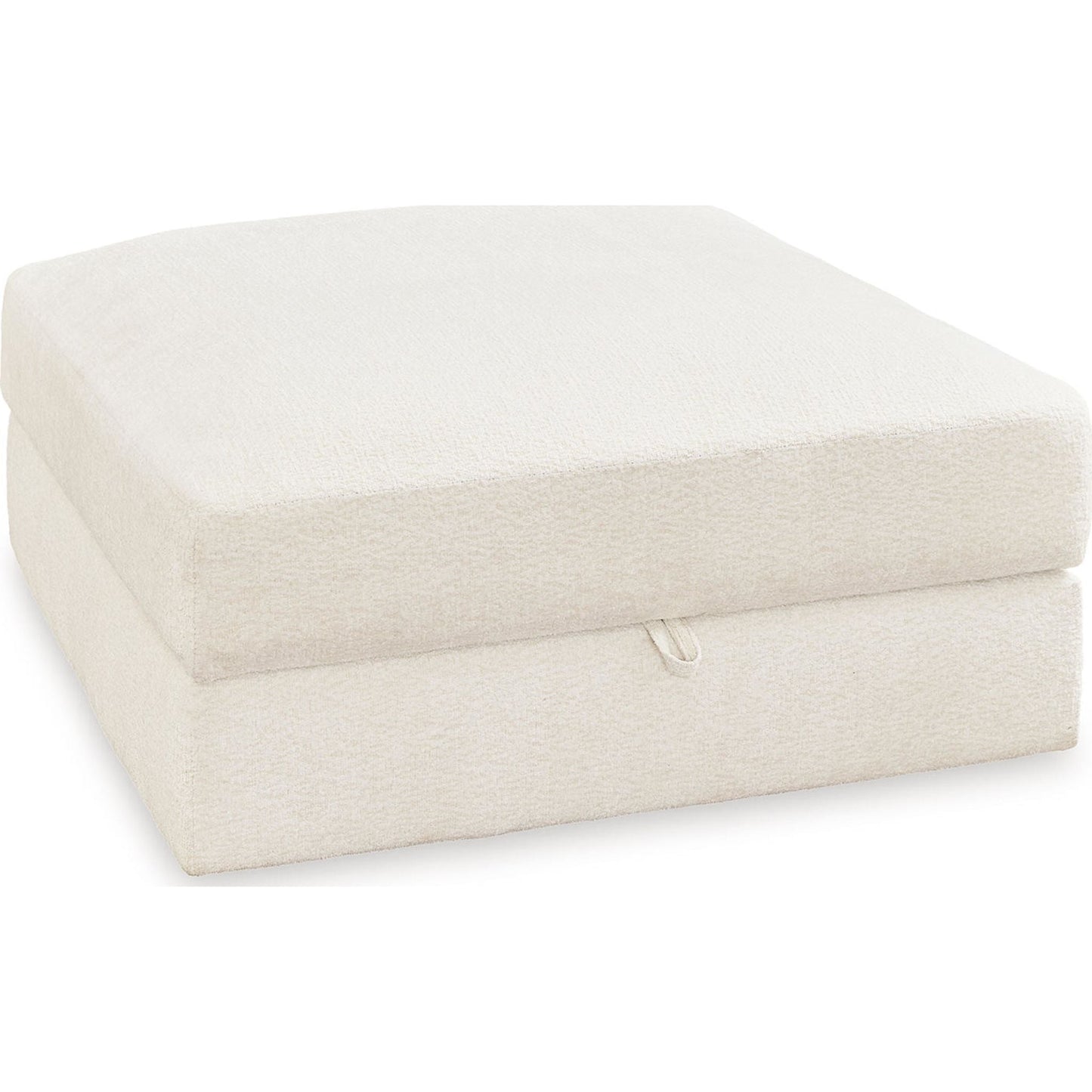 Pouf Elissa Court exclusif avec rangement