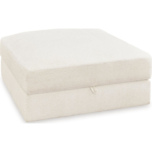 Pouf Elissa Court exclusif avec rangement