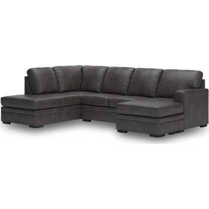 Canapé d'angle Dara Park 2 pièces avec méridienne