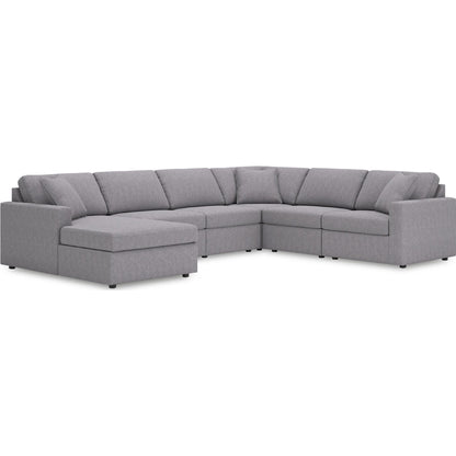 Canapé d'angle modulaire Modmax 6 pièces avec méridienne