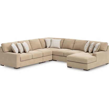 Canapé d'angle 5 pièces exclusif Larce avec méridienne