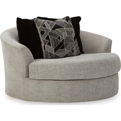 Fauteuil pivotant surdimensionné Megginson