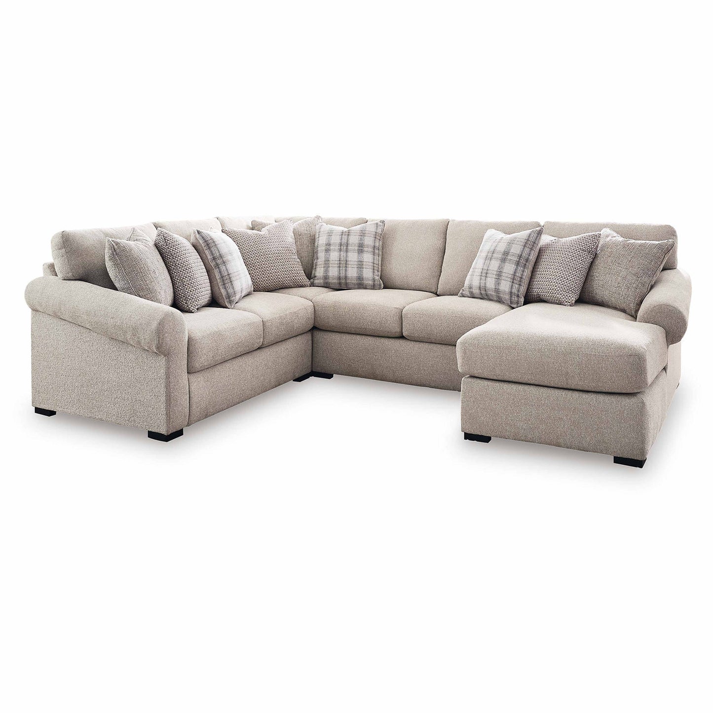 Canapé d'angle 4 pièces exclusif Bridgemont avec méridienne