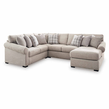 Canapé d'angle 4 pièces exclusif Bridgemont avec méridienne