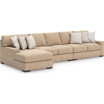 Canapé d'angle 3 pièces exclusif Larce avec méridienne