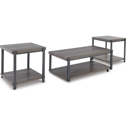 Lot de 3 tables Wilmaden