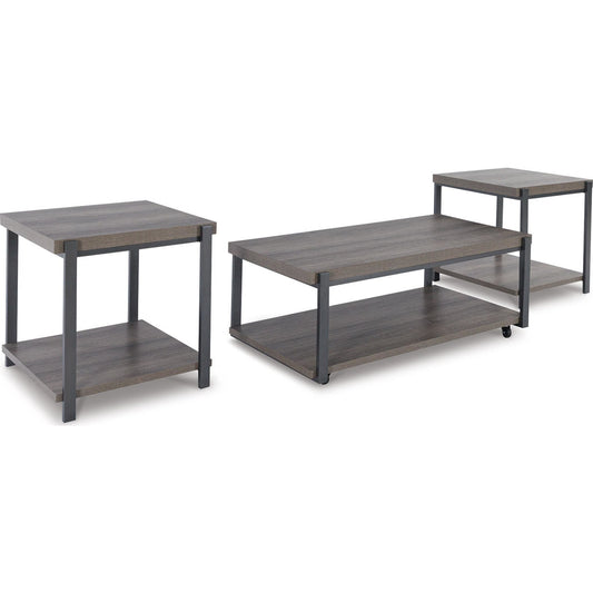 Lot de 3 tables Wilmaden