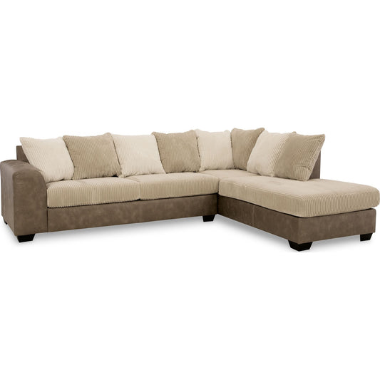 Canapé d'angle Keskin 2 pièces avec méridienne