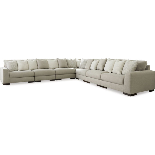 Lyndeboro - Canapé d'angle modulaire 7 pièces exclusif