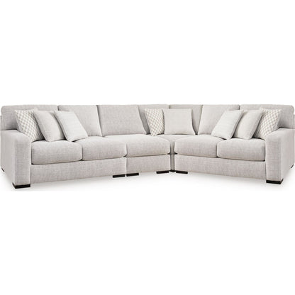 Canapé d'angle 4 pièces exclusif Larce
